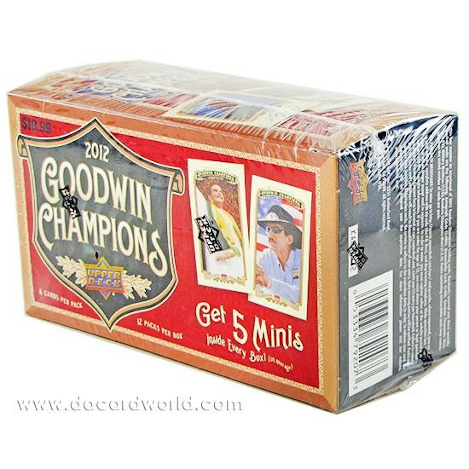 2012 Upper Deck Goodwin Champions 12-Pack Blaster Box (Reed Buy)