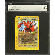 Pokemon Aquapolis Reverse Holo Foil Box Topper Scizor 7/12 CGC 8.5 *066