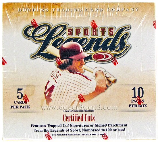 2008 Donruss Americana Sports Legends Hobby Box (Reed Buy)