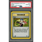 2000 Pokemon Gym Challenge Koga Holo 1st Edition #19 PSA 10