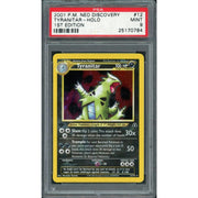 2001 Pokemon Neo Discovery Tyranitar Holo 1st Edition #12 PSA 9