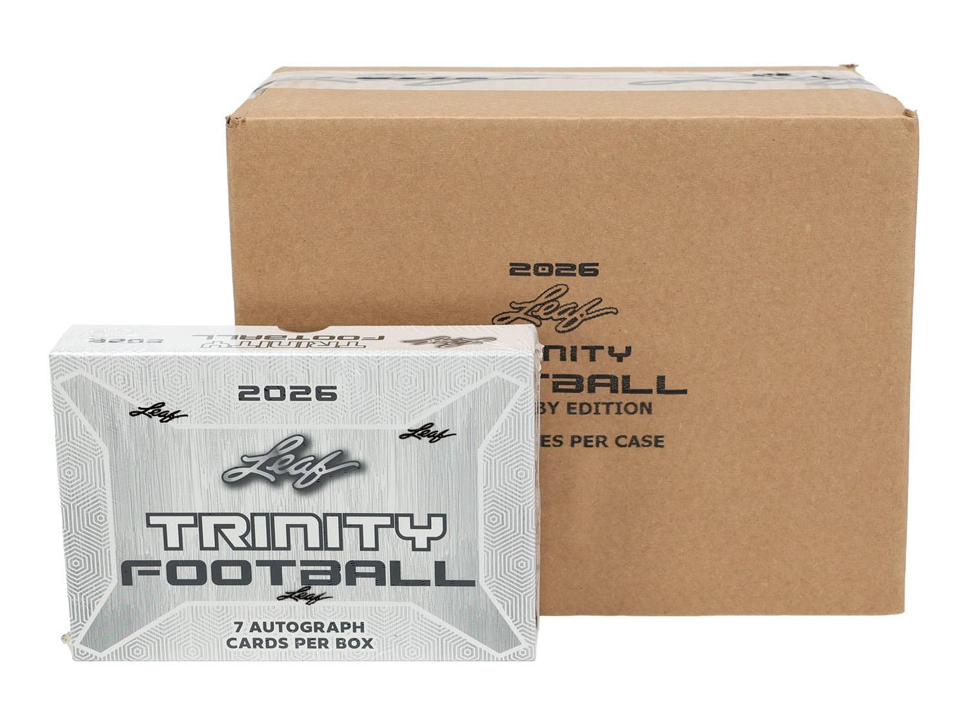 2026 Leaf Trinity Football Hobby 10-Box Case