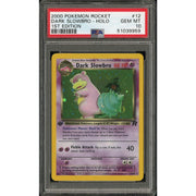 2000 Pokemon Rocket Dark Slowbro Holo 1st Edition #12 PSA 10