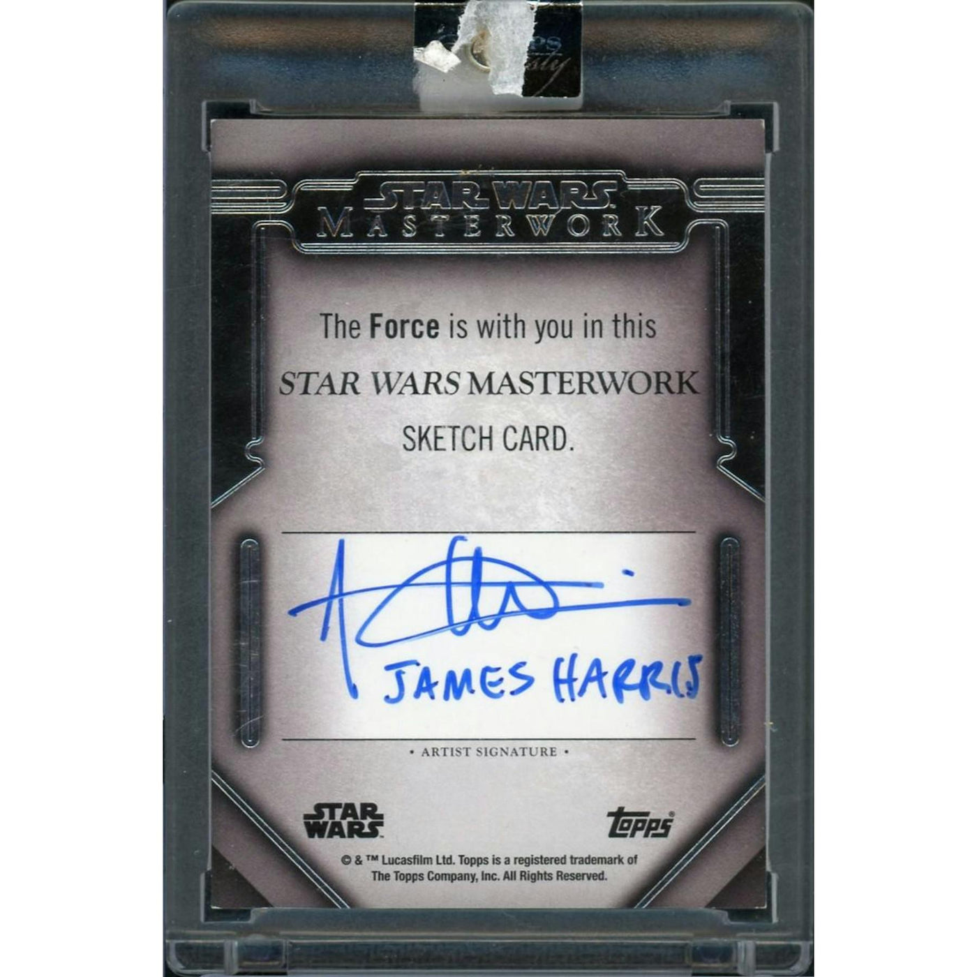 2025 Topps Star Wars Masterwork General Grevious Sketch 1/1