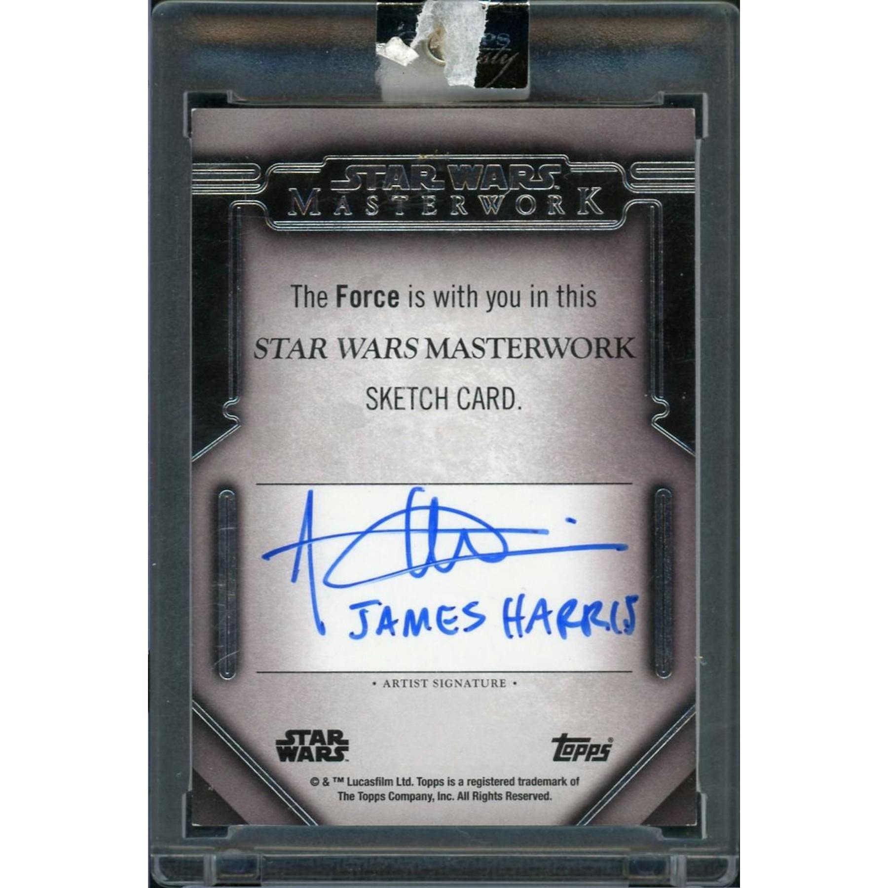 2025 Topps Star Wars Masterwork General Grevious Sketch 1/1