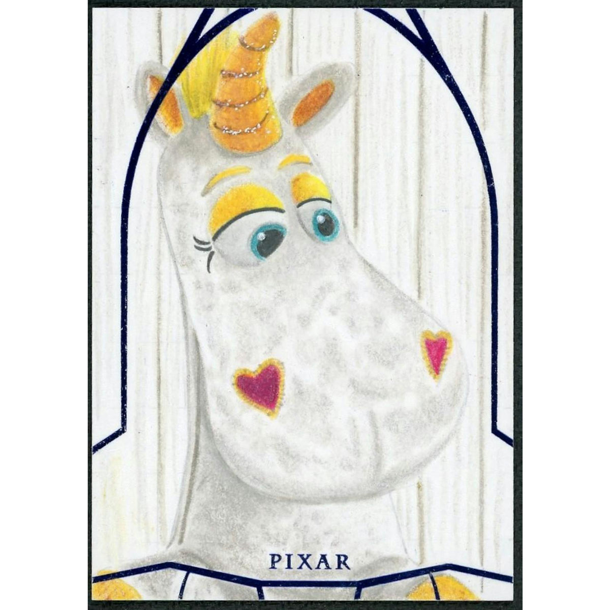 2025 Topps Disney Pixar Buttercup Sketch 1/1