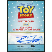 2025 Topps Pixar Alien Sketch 1/1