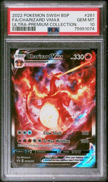 2022 Pokemon SWSH UPC Charizard VMax Promo #261 PSA 10