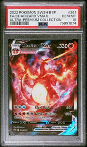 2022 Pokemon SWSH UPC Charizard VMax Promo #261 PSA 10