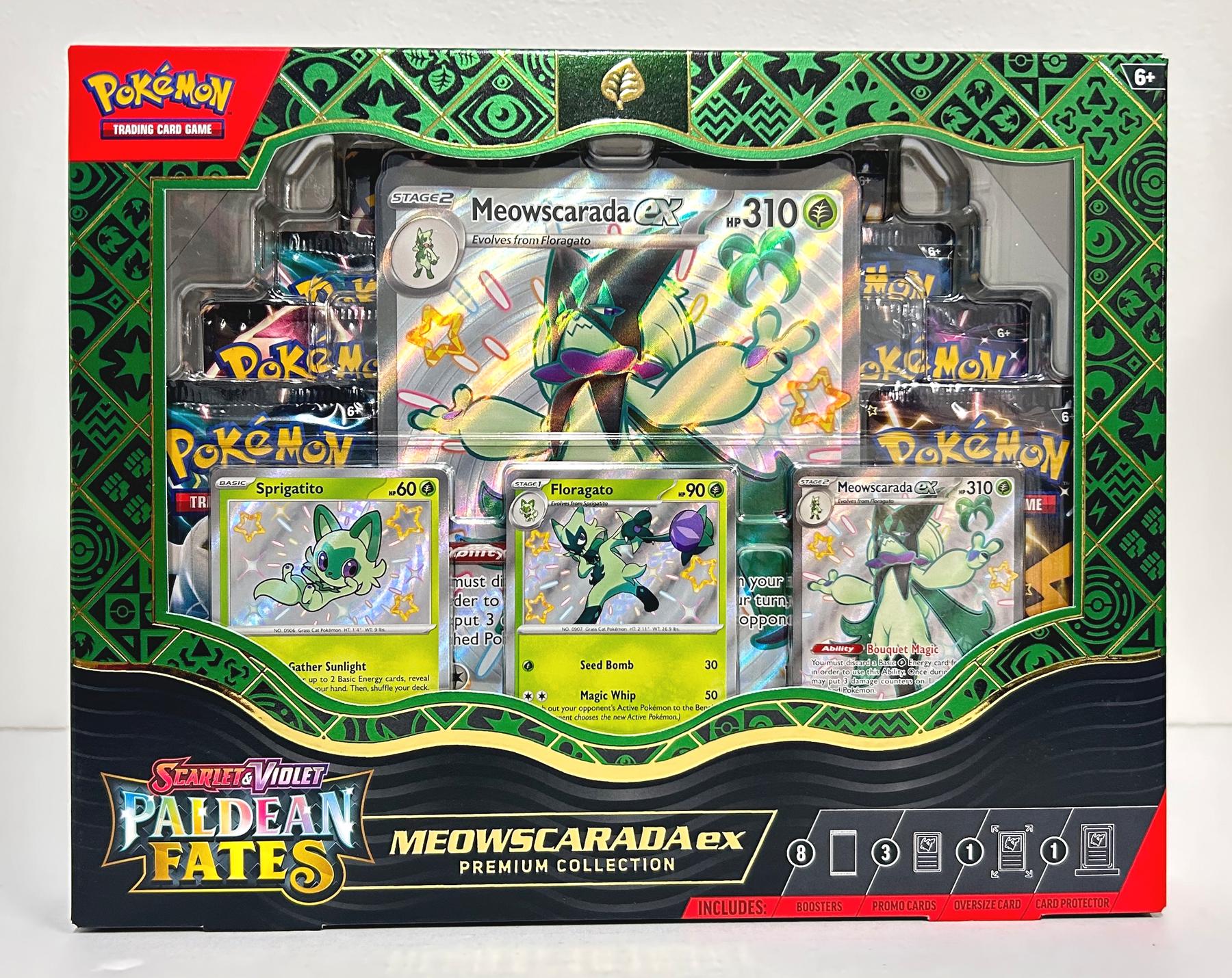 Pokemon Scarlet & Violet: Paldean Fates Premium Collection ex Box (Meowscarada) (Reed Buy)