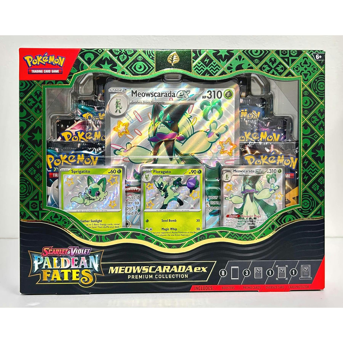 Pokemon Scarlet & Violet: Paldean Fates Premium Collection ex Box (Meowscarada) (Reed Buy)