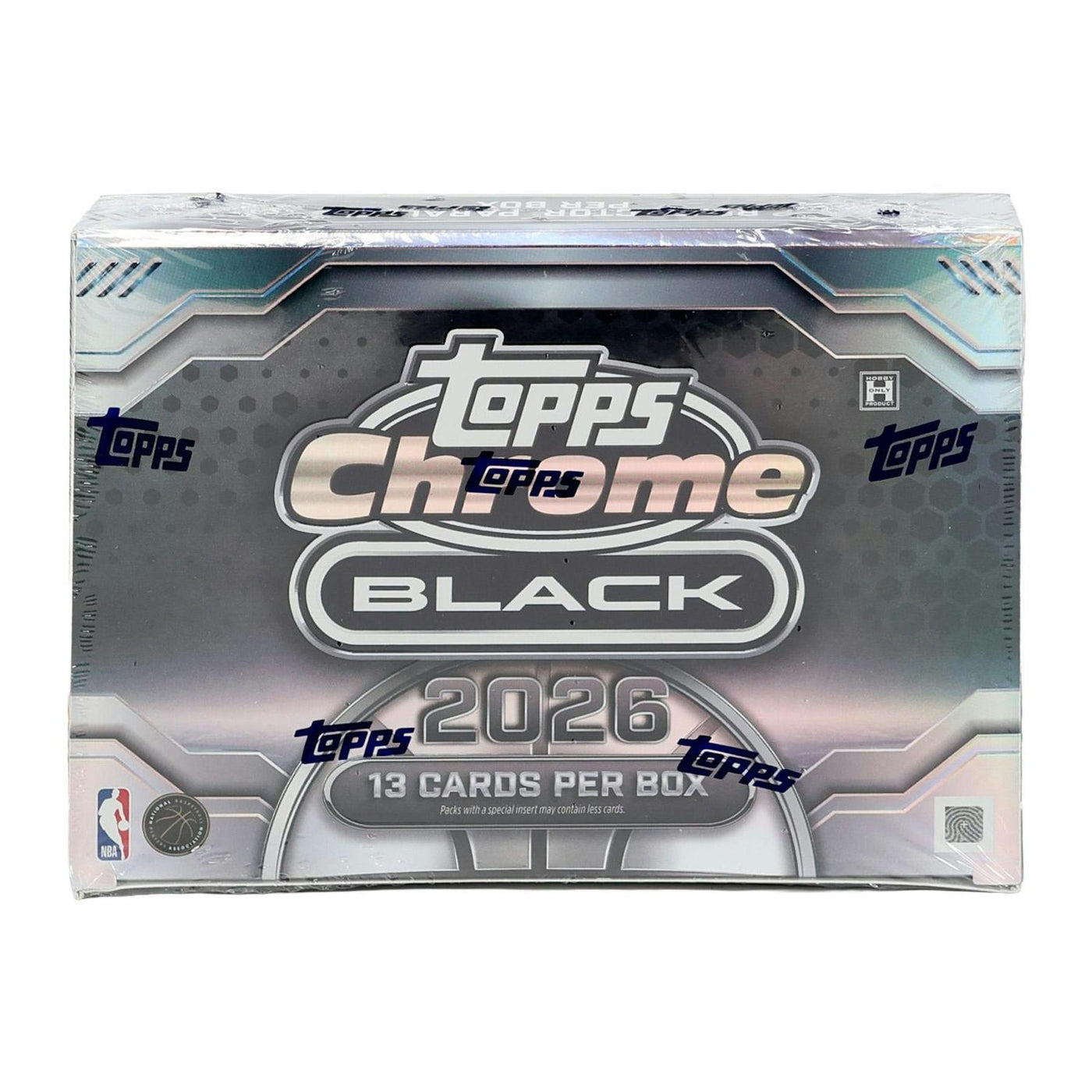 2025/26 Topps Chrome Black Basketball Hobby 8-Box Case