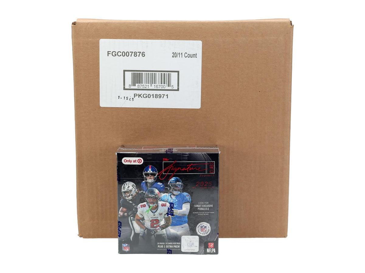 2025 Topps Signature Class Football Mega 20-Box Case (Target Parallels!)