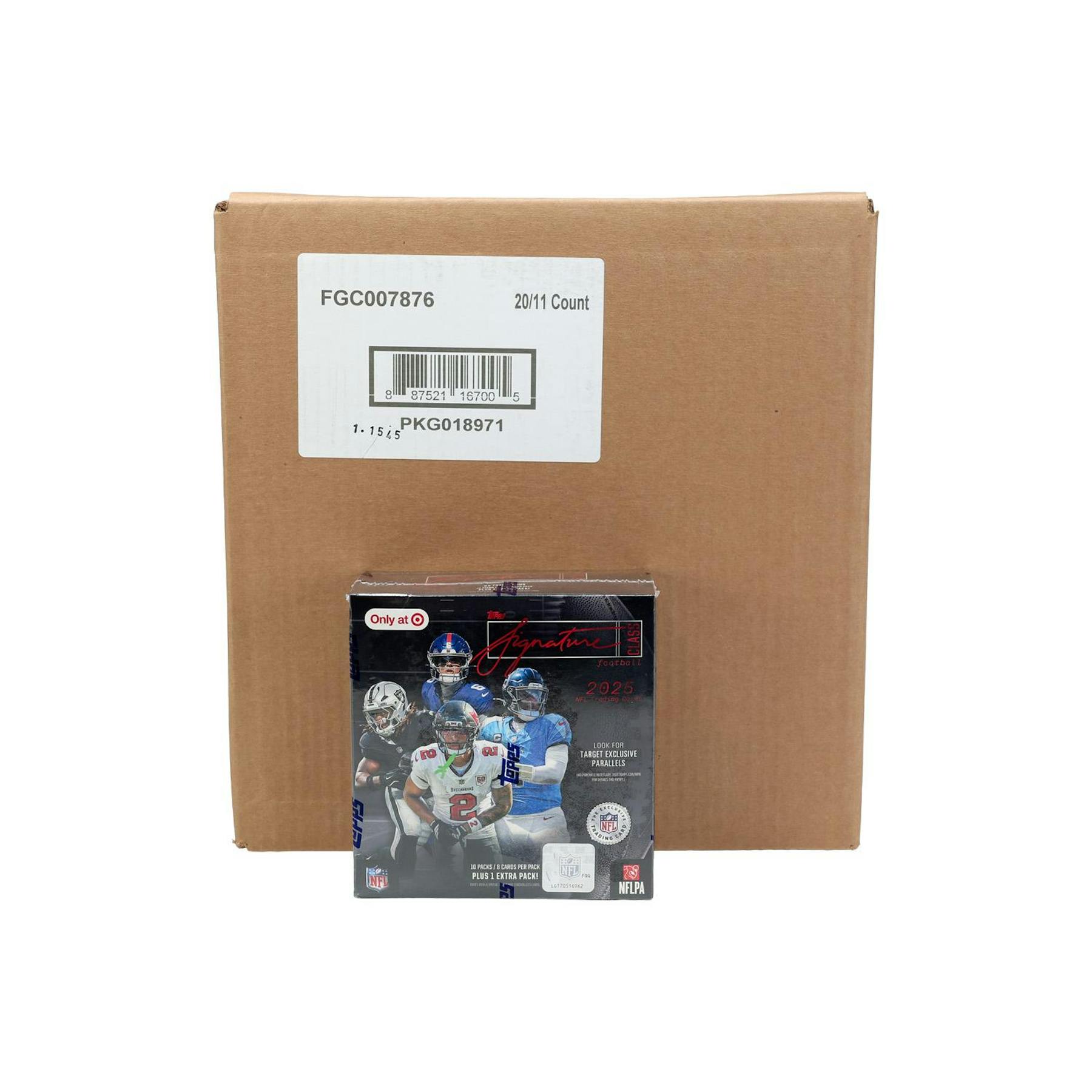 2025 Topps Signature Class Football Mega 20-Box Case (Target Parallels!)