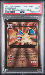 2021 Pokemon Celebrations Charizard Ultra-Premium Collection #4 PSA 9