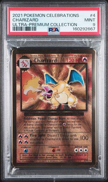 2021 Pokemon Celebrations Charizard Ultra-Premium Collection #4 PSA 9