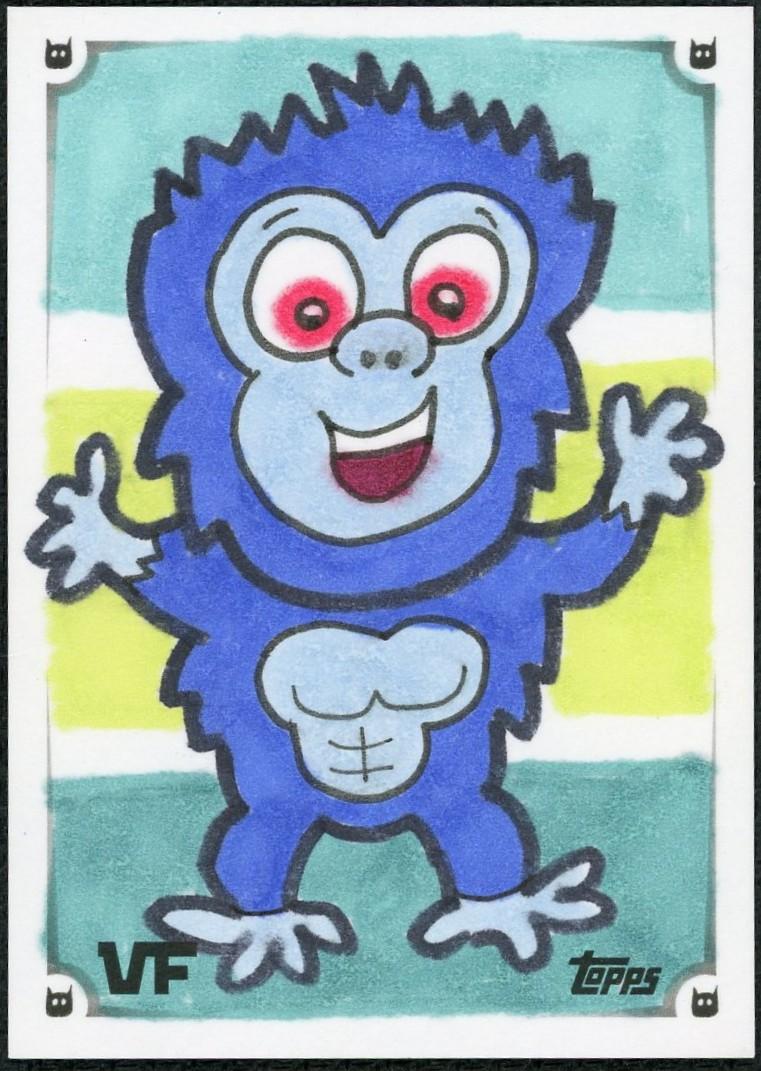 2026 Topps Chrome VeeFriends Gratitude Gorilla (Mark Parisi) Sketch 1/1