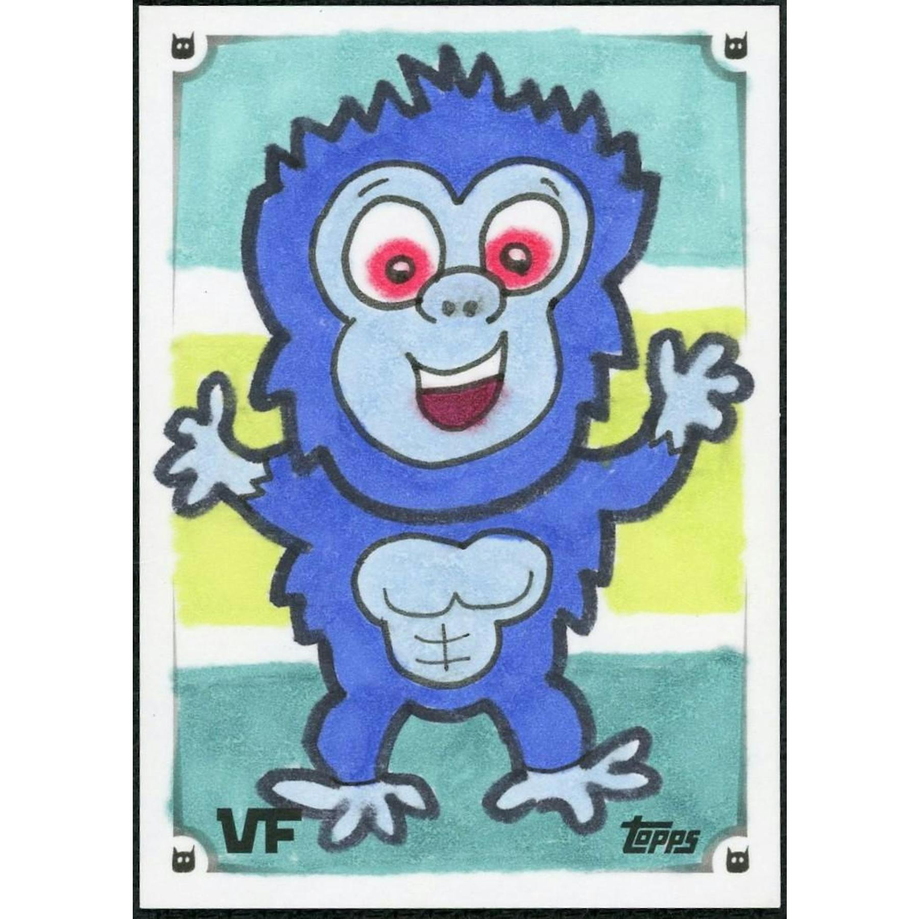 2026 Topps Chrome VeeFriends Gratitude Gorilla (Mark Parisi) Sketch 1/1