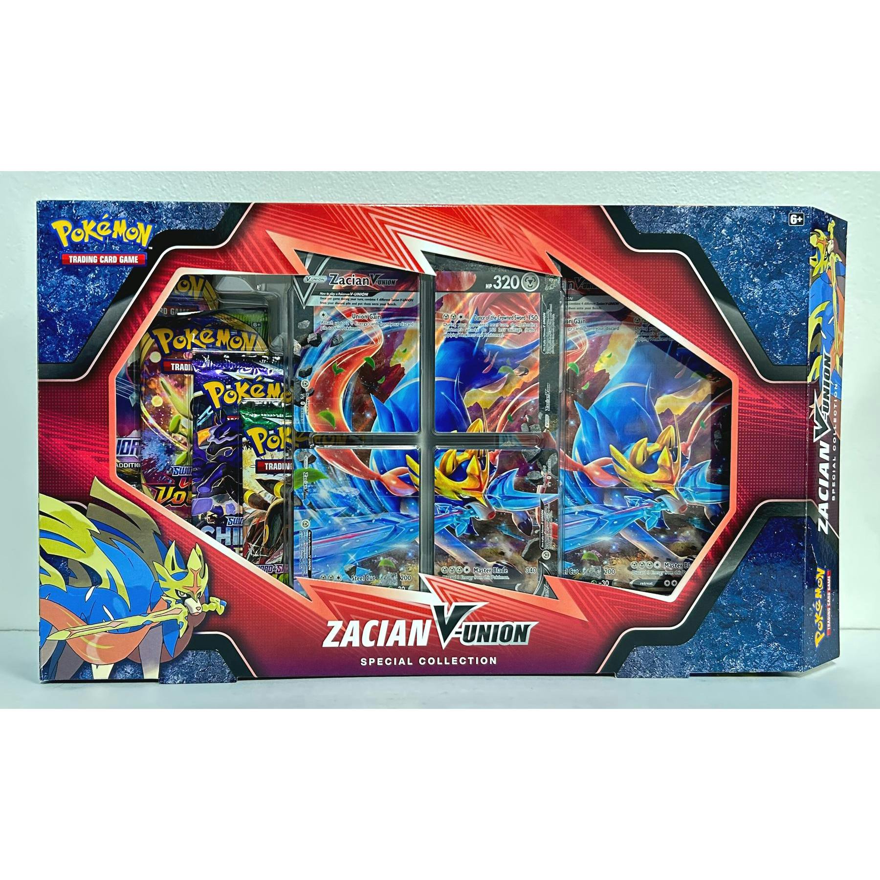 Pokemon Zacian V-Union Box (Popped Tab) (Reed Buy)