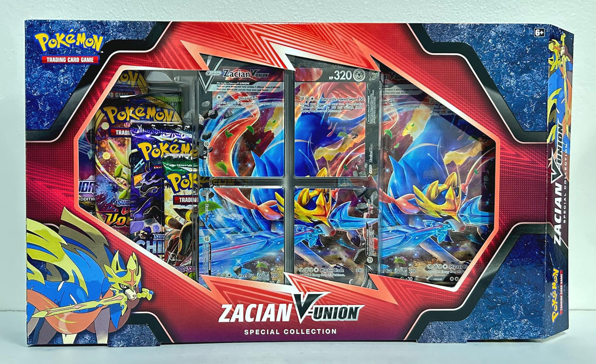Pokemon Zacian V-Union Box (Popped Tab) (Reed Buy)