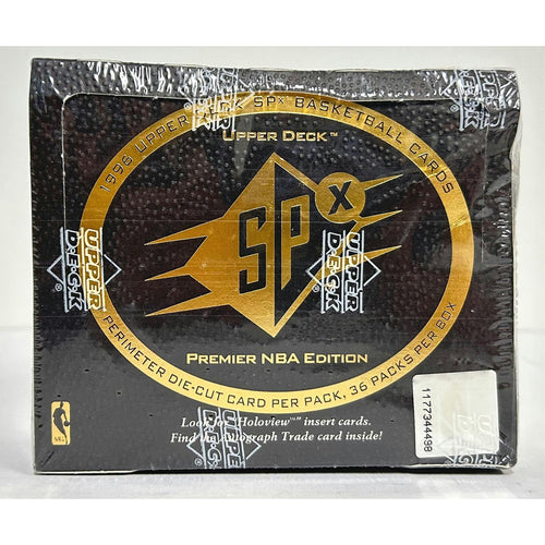 1996 Upper Deck SPx Basketball Hobby Box (Damaged) (Reed Buy)