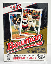 1992 Bowman Baseball Hobby Wax Box (Factory Shrinkwrap) (Reed Buy)