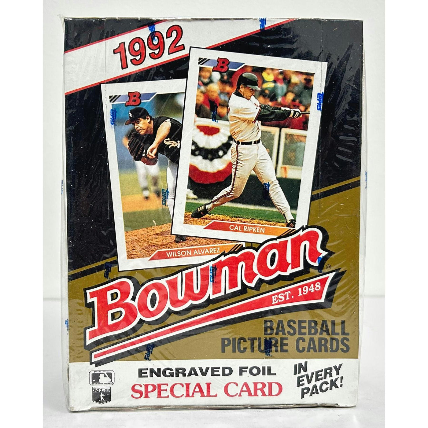 1992 Bowman Baseball Hobby Wax Box (Factory Shrinkwrap) (Reed Buy)