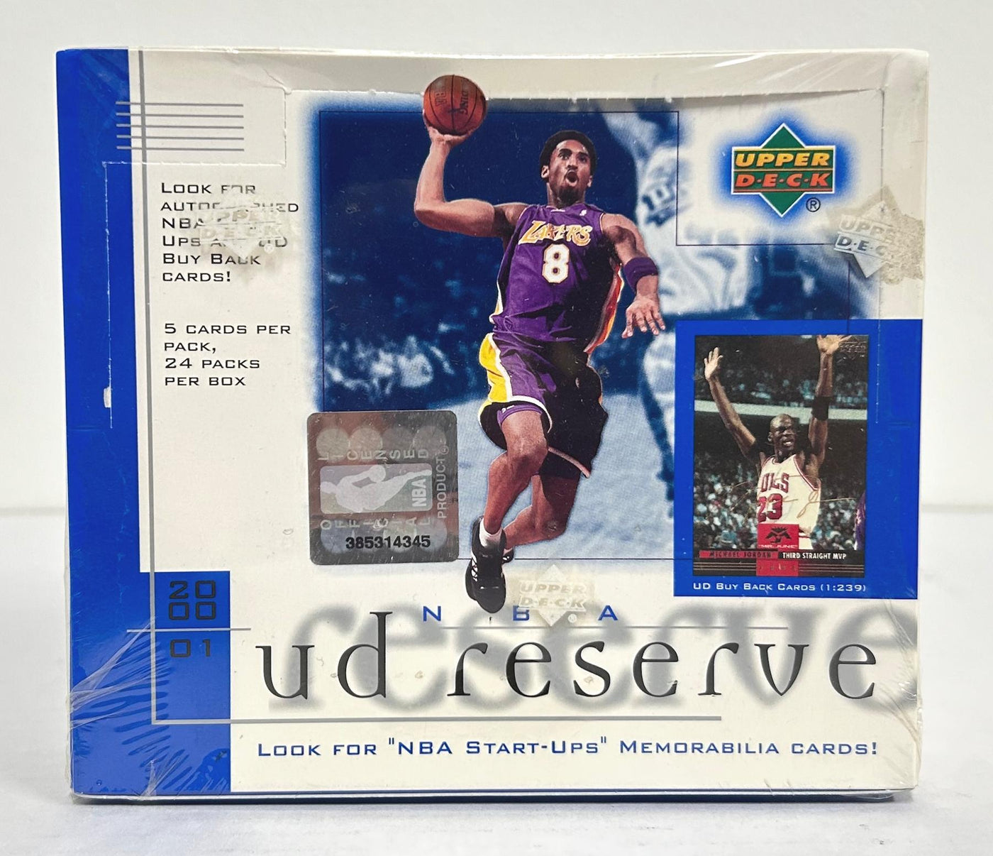 2000/01 Upper Deck Reserve Basketball Hobby Box (Reed Buy)
