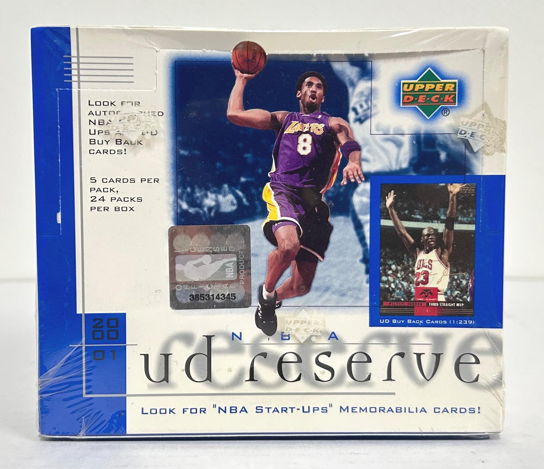 2000/01 Upper Deck Reserve Basketball Hobby Box (Reed Buy)