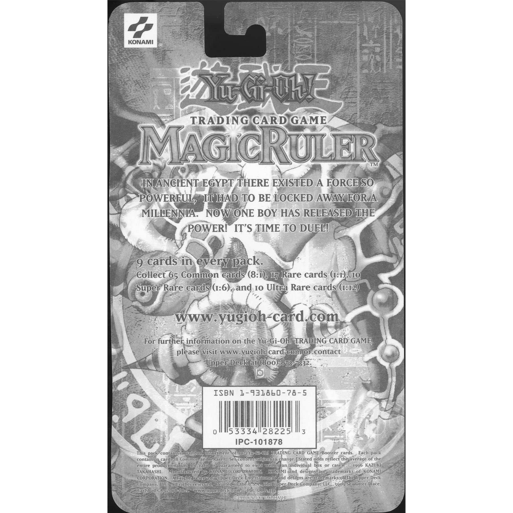 Yu-Gi-Oh! Magic Ruler 1st Edition Booster Blister Pack (Reed Buy)