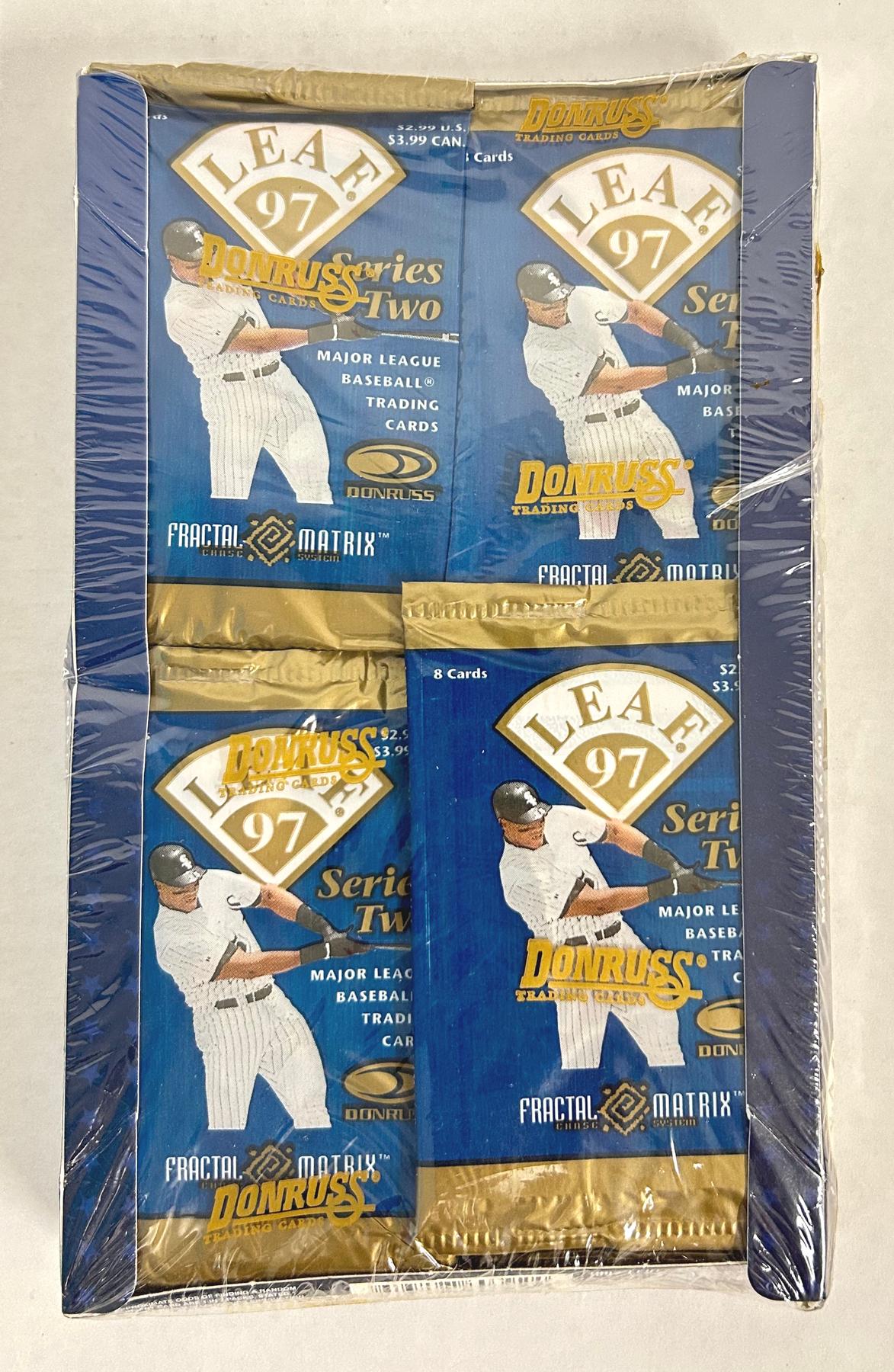1997 Leaf Series 2 Baseball Prepriced Retail Box (24 packs) (Reed Buy)