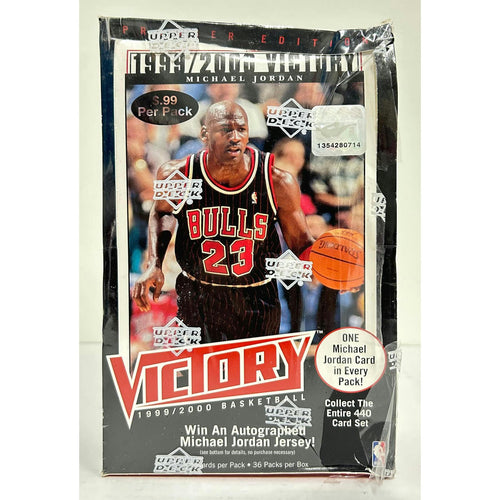 1999/00 Upper Deck Victory Basketball Prepriced Retail Box (Torn Cello) (Reed Buy)