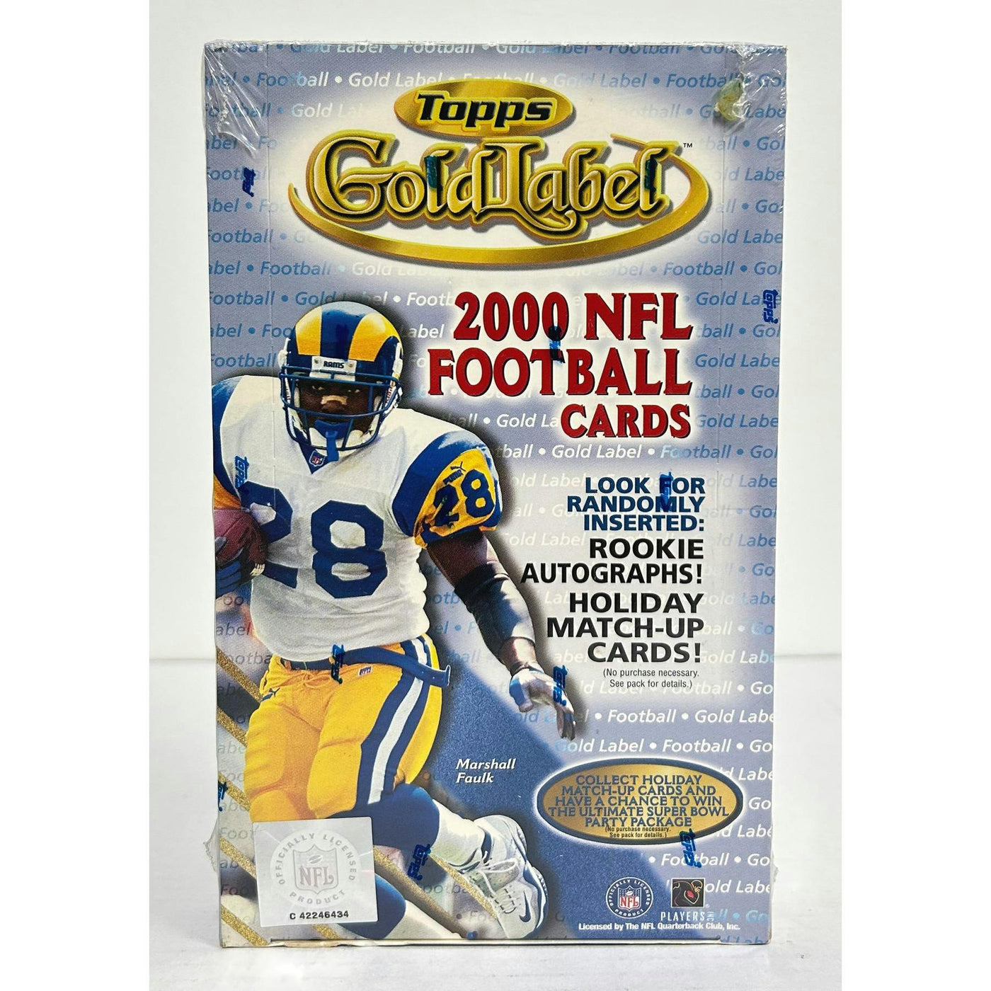 2000 Topps Gold Label Football 24-Pack Retail Box (Reed Buy)