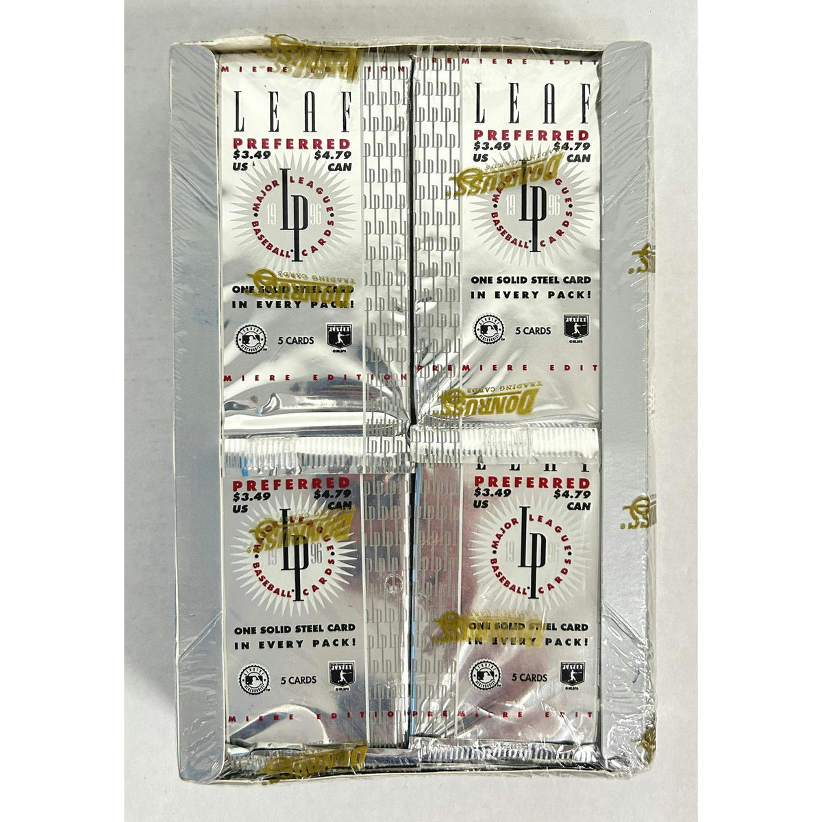 1996 Leaf Preferred Baseball Retail Box (Reed Buy)