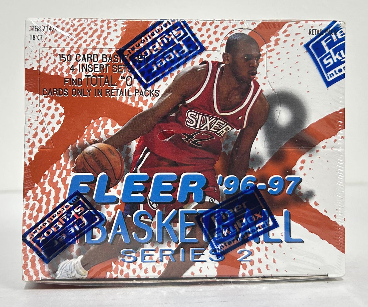 1996/97 Fleer Series 2 Basketball Retail Box (Reed Buy)