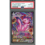 2021 Pokemon Fusion Strike Mew VMax Secret #269 PSA 10