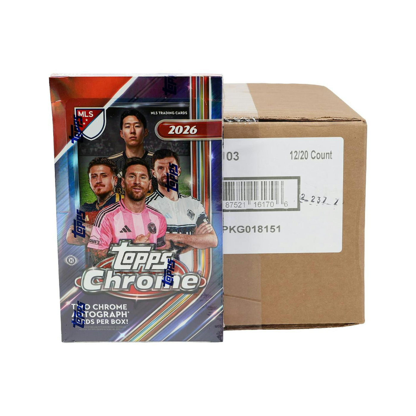 2026 Topps MLS Major League Soccer Chrome Hobby 12-Box Case (Presell)
