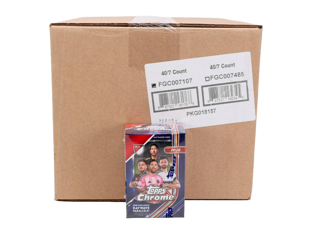 2026 Topps MLS Major League Soccer Chrome Blaster 40-Box Case (Presell)