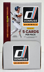 2023 Donruss Baseball 48-Pack Gravity Feed Box (Yellow Parallels) (Reed Buy)