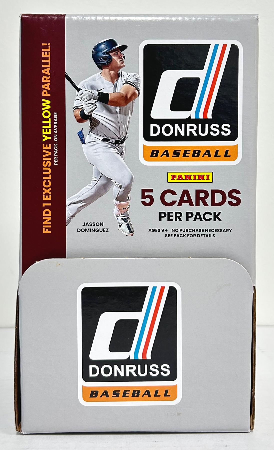 2023 Donruss Baseball 48-Pack Gravity Feed Box (Yellow Parallels) (Reed Buy)