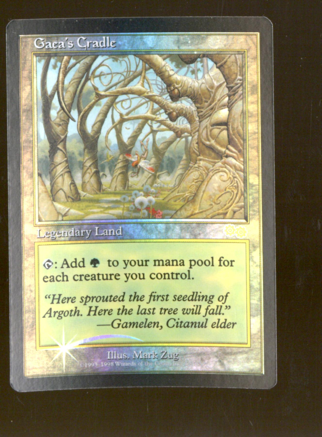 Magic the Gathering Judge Promo FOIL Gaea's Cradle NEAR MINT NM *053