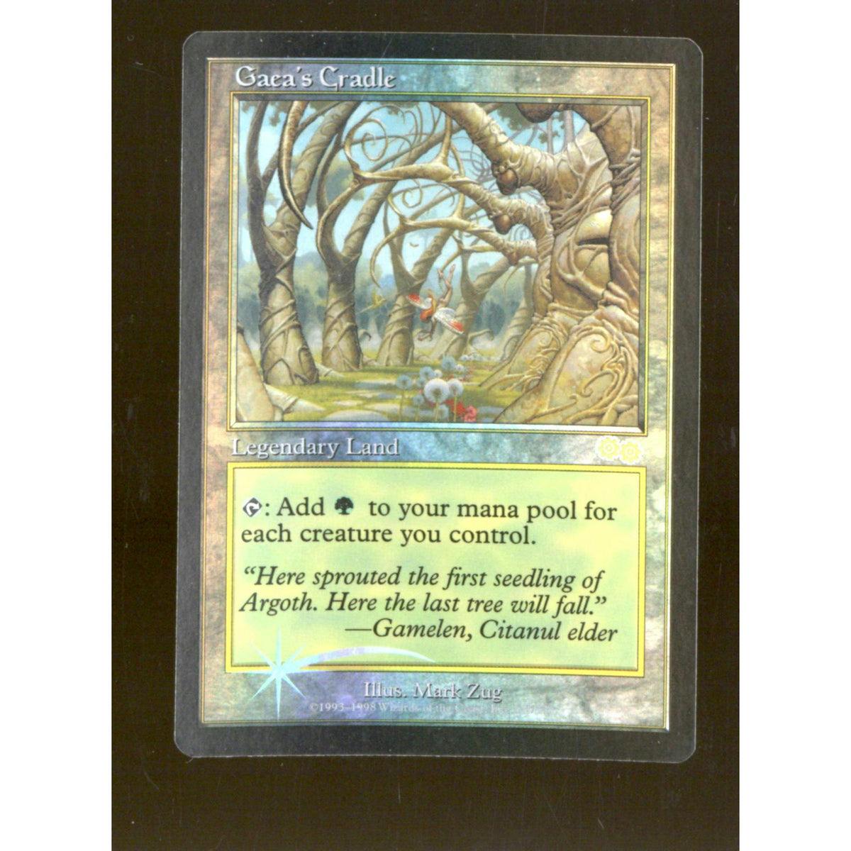 Magic the Gathering Judge Promo FOIL Gaea's Cradle LIGHTLY PLAYED LP *054