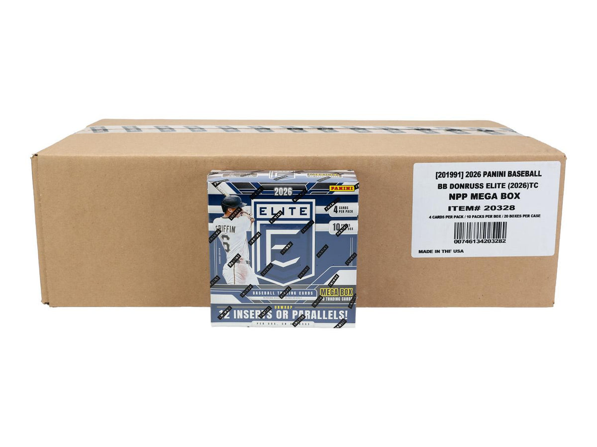 2026 Panini Donruss Elite Baseball Mega 20-Box Case (Silver Status Parallels!)