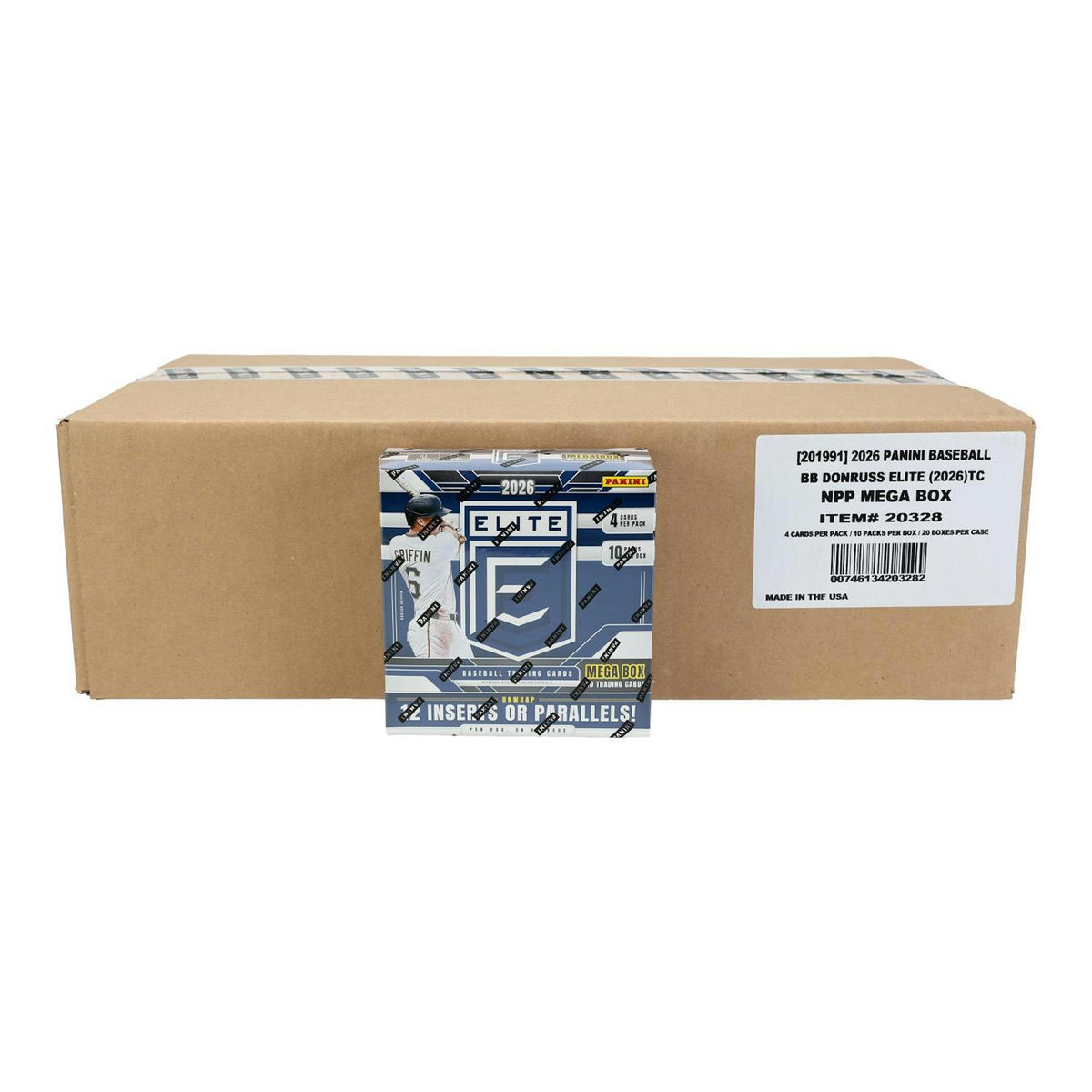2026 Panini Donruss Elite Baseball Mega 20-Box Case (Silver Status Parallels!)