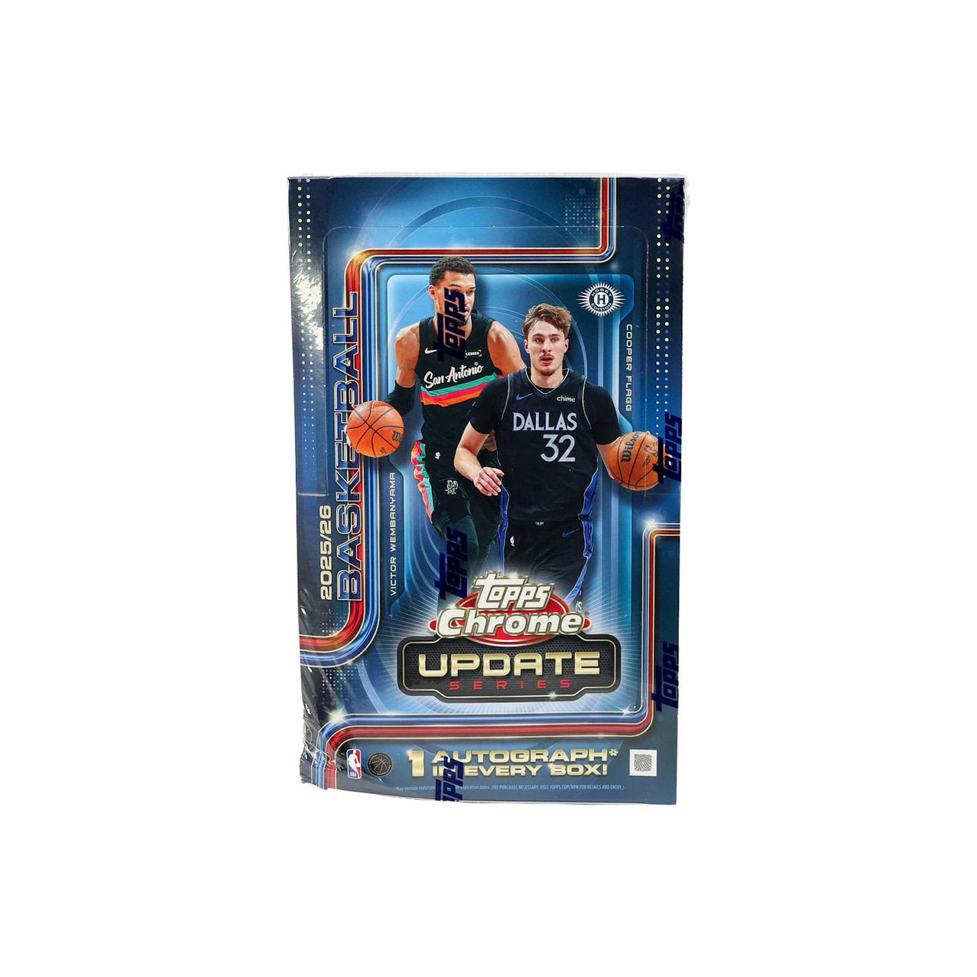 2025/26 Topps Chrome Update Series Basketball Hobby Box (Slightly Damaged)