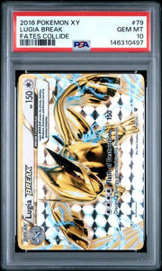 2016 Pokemon Fates Collide Lugia Break #79 PSA 10