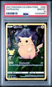 2021 Pokemon Celebrations Pikachu Full Art #005 PSA 10