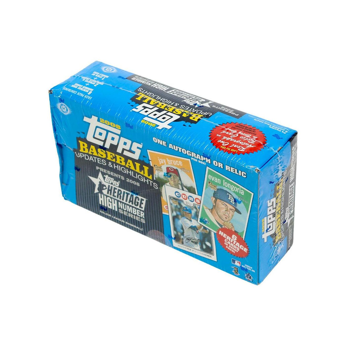 2008 Topps Heritage High Number Edition Baseball Hobby Box (Slightly Damaged)