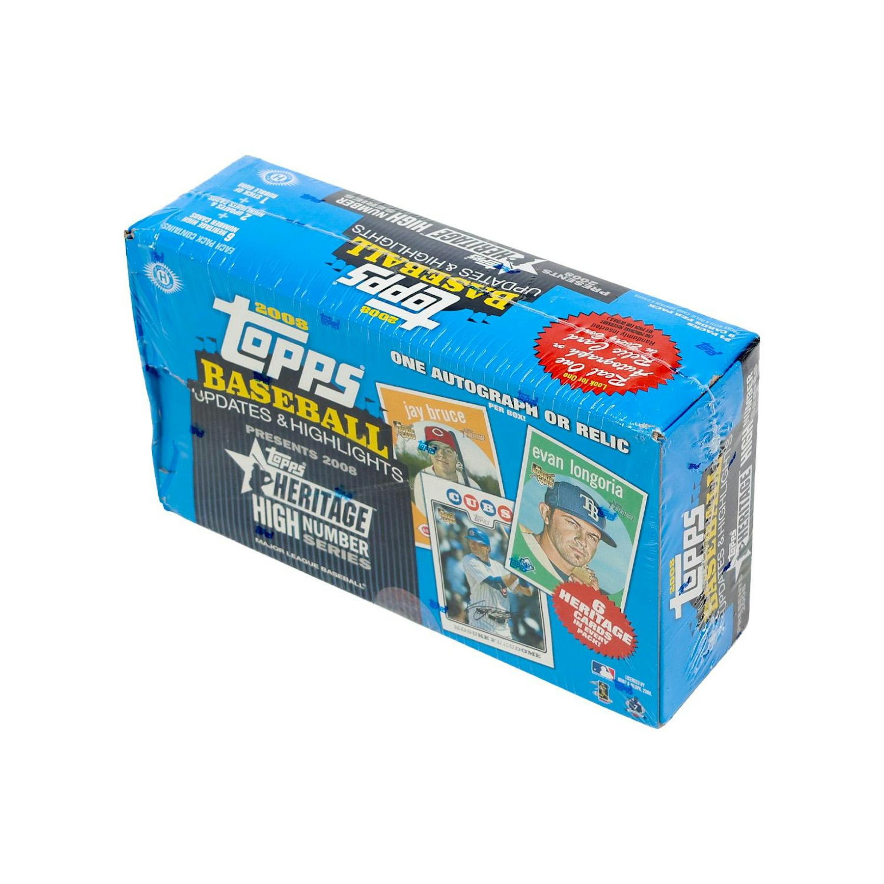 2008 Topps Heritage High Number Edition Baseball Hobby Box (Slightly Damaged)