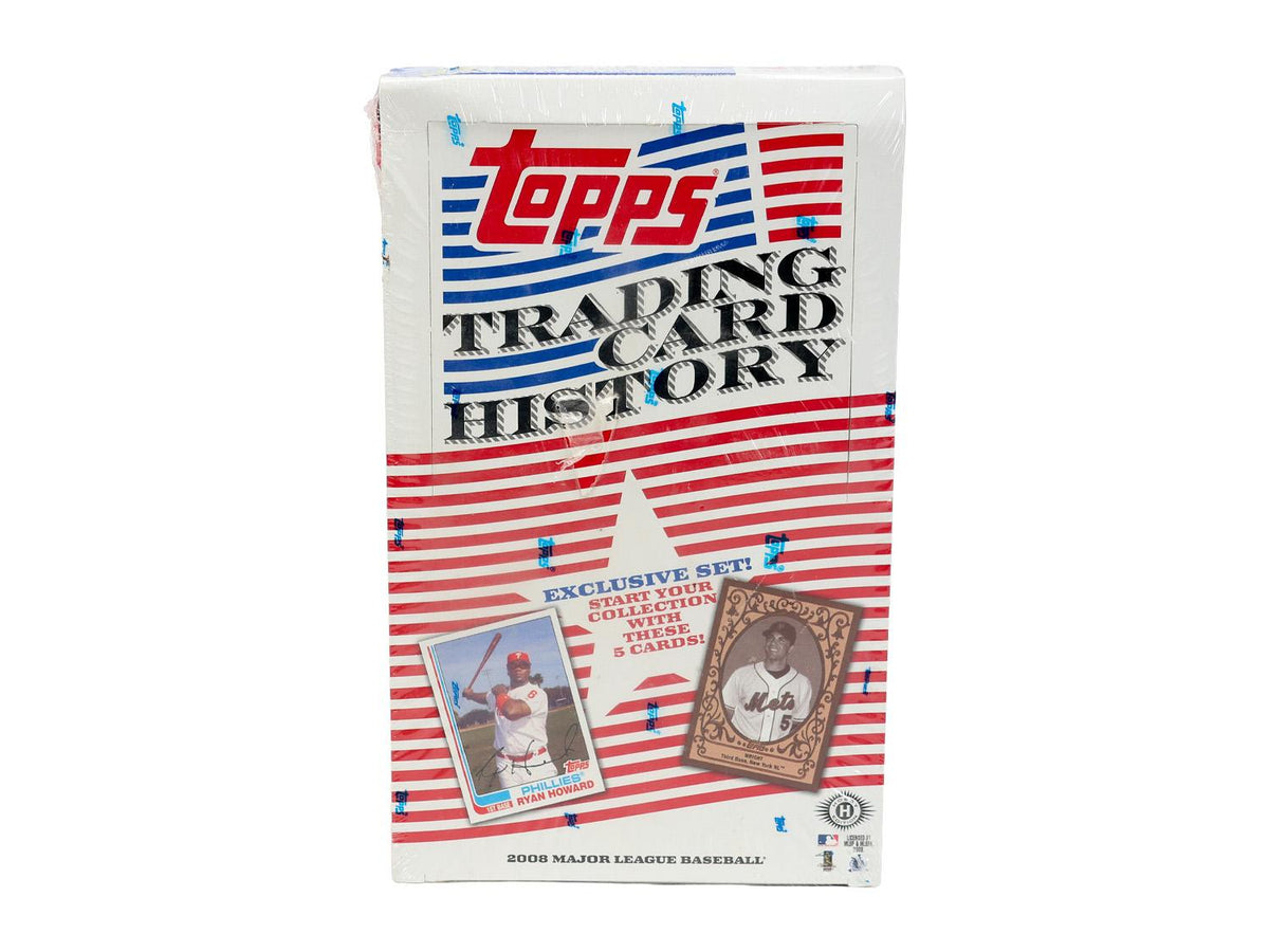 2008 Topps Trading Card History Baseball Hobby Box (Slightly Damaged)